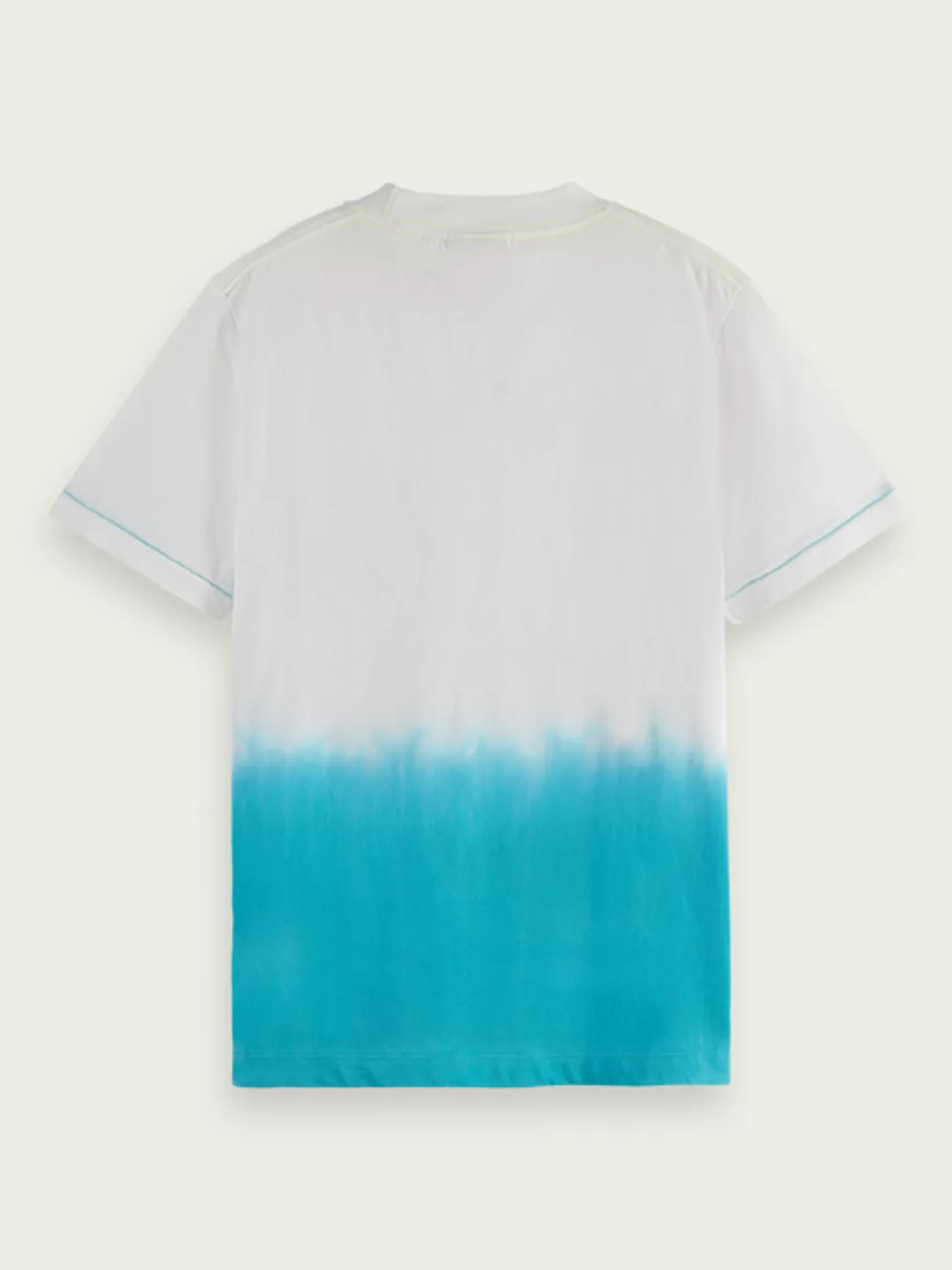 Scotch & Soda Relaxed Fit T-Shirt mit „Dip-Dye“-Effekt und Artwork günstig online kaufen