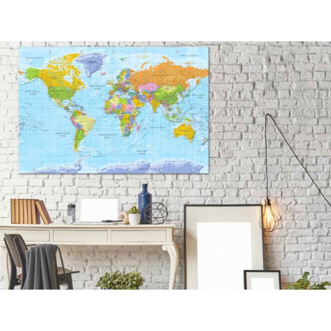 Wandbild World Map: Orbis Terrarum XXL günstig online kaufen