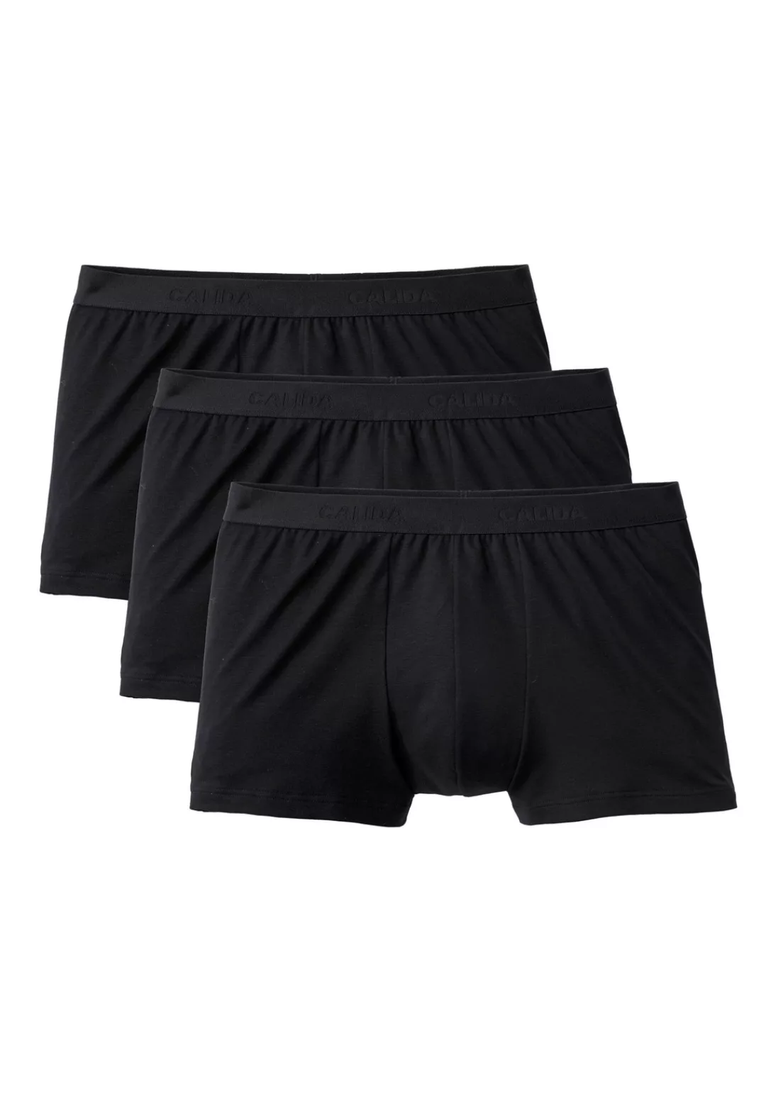 CALIDA Boxershorts "Natural Benefit", (3er Pack), mit formstabiler Single J günstig online kaufen