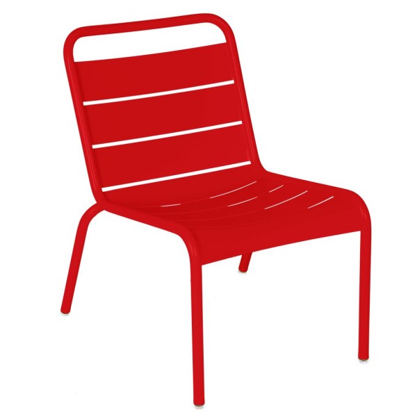 Luxembourg Lounge-Stuhl Mohnrot günstig online kaufen