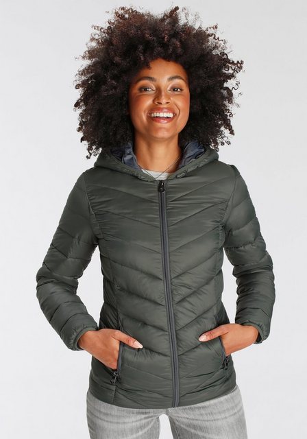 KangaROOS Steppjacke, mit Kapuze, mit kontrastfarbenen Details günstig online kaufen