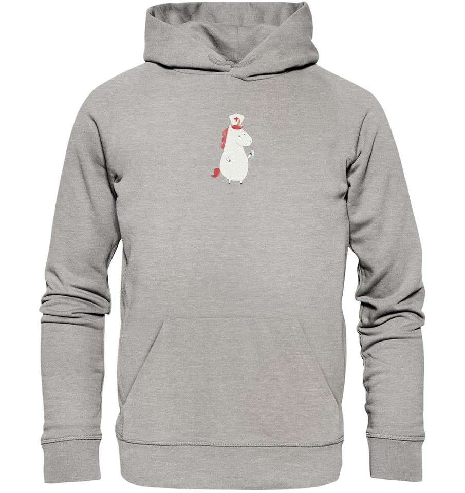 Mr. & Mrs. Panda Hoodie Einhorn Krankenschwester Größe S - Heather Grey - G günstig online kaufen