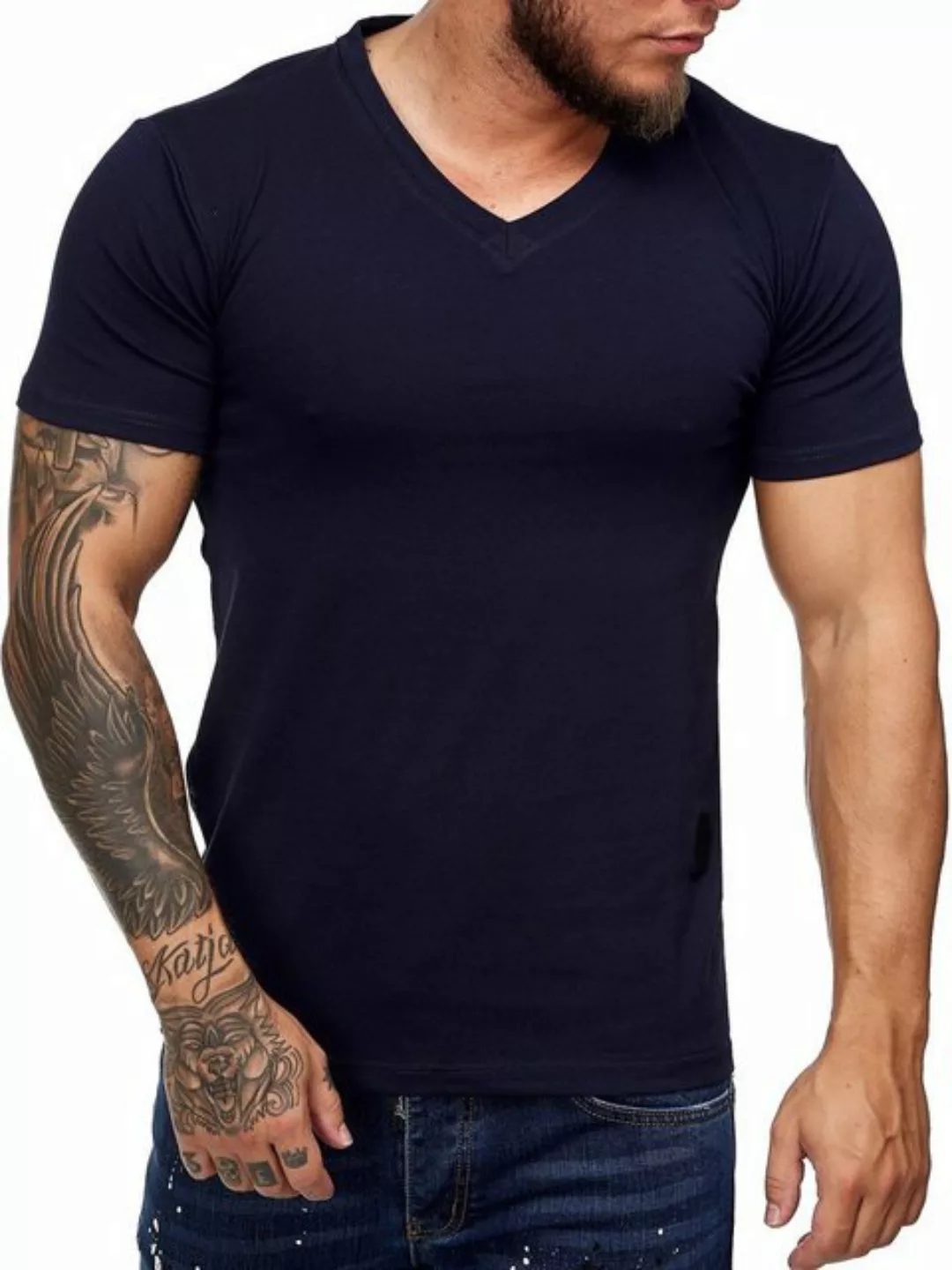 OneRedox T-Shirt 9031ST (Shirt Polo Kurzarmshirt Tee, 1-tlg) Fitness Freize günstig online kaufen
