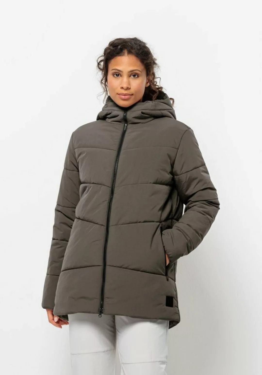 Jack Wolfskin Funktionsjacke "KAROLINGER LONG JKT W", mit Kapuze günstig online kaufen