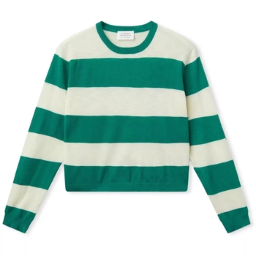 Compania Fantastica  Pullover COMPAÑIA FANTÁSTICA Knit 10200 - White/Green günstig online kaufen