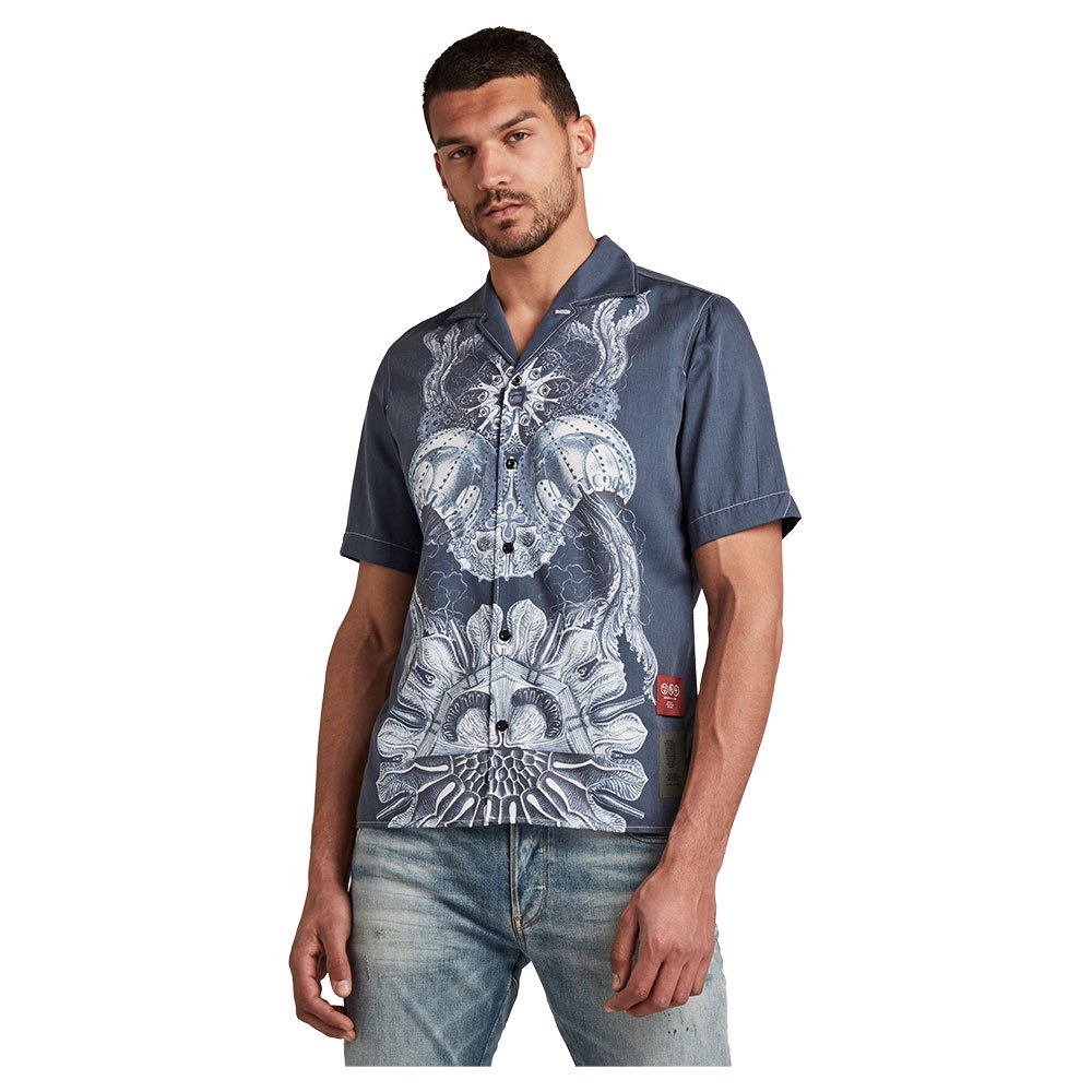 G-star Hawaiian Service Regular Kurzarm Hemd XL Warm Sartho günstig online kaufen