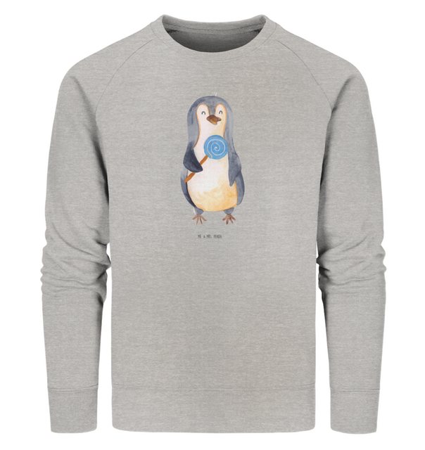 Mr. & Mrs. Panda Longpullover Größe XXL Pinguin Lolli - Heather Grey - Gesc günstig online kaufen