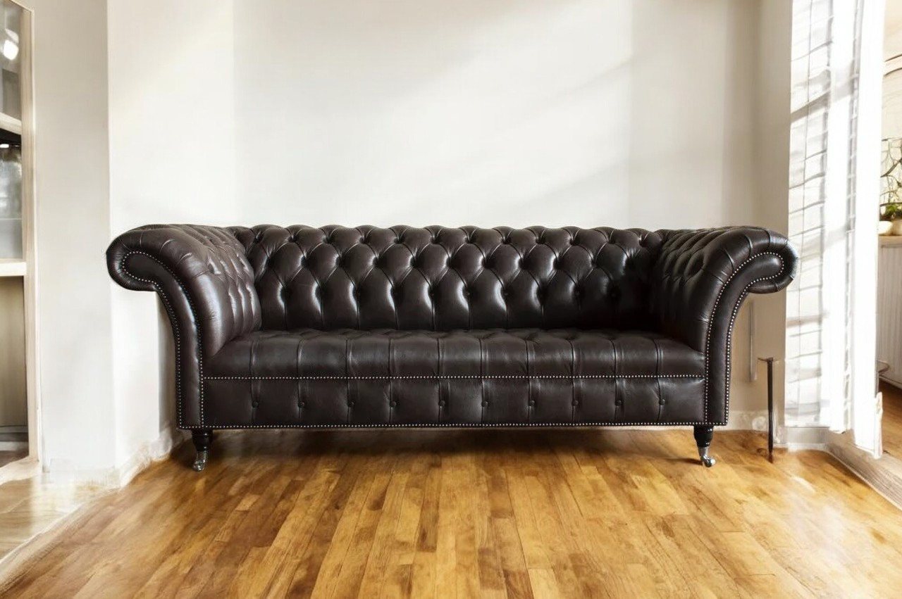 JVmoebel Chesterfield-Sofa Chesterfield 3 Sitzer Design Luxus Polster Sofa günstig online kaufen