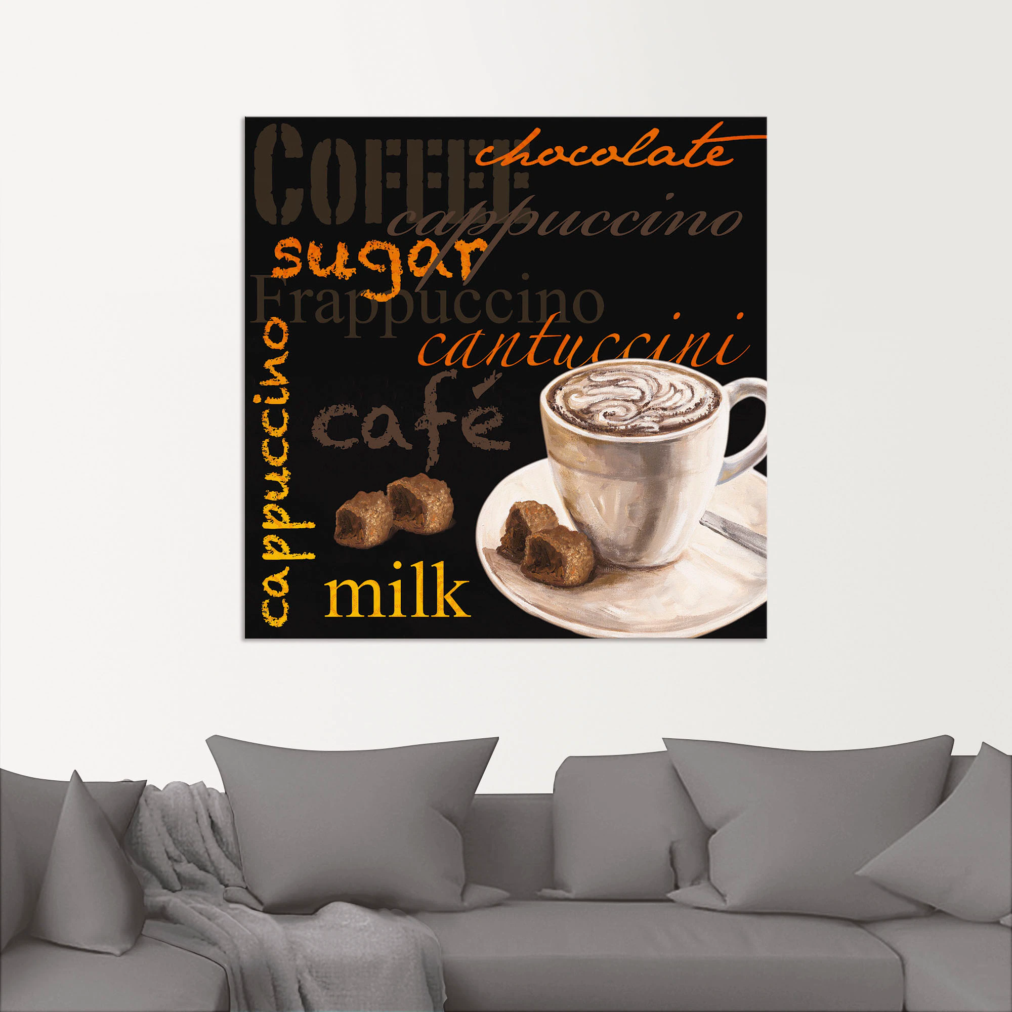 Artland Wandbild "Kaffee", Kaffee Bilder, (1 St.), als Alubild, Outdoorbild günstig online kaufen