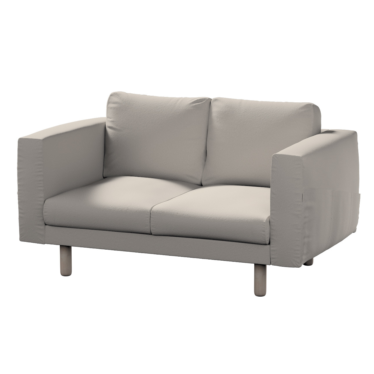 Bezug für Norsborg 2-Sitzer Sofa, hellbeige, Norsborg 2-Sitzer Sofabezug, B günstig online kaufen