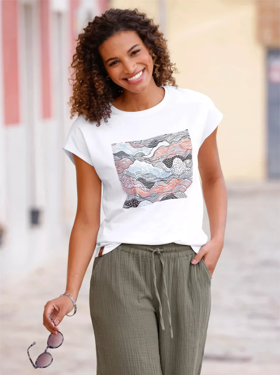 Casual Looks Kurzarmshirt "Shirt", (1 tlg.) günstig online kaufen