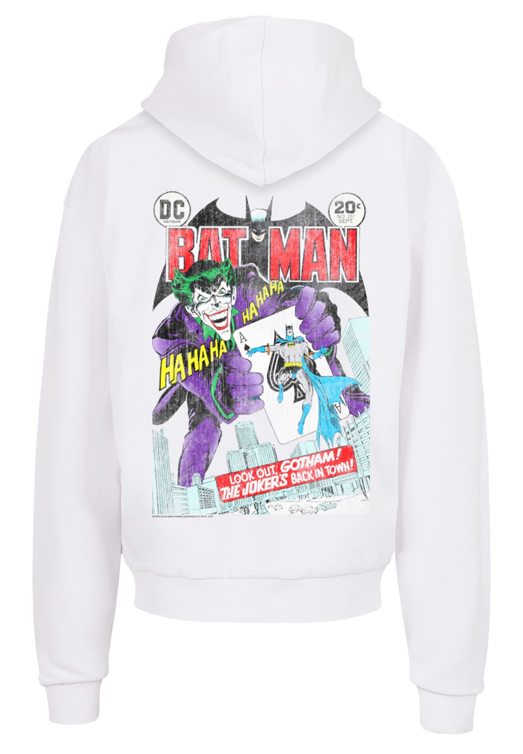 F4NT4STIC Kapuzenpullover "Batman Joker Playing Card Cover", Print günstig online kaufen