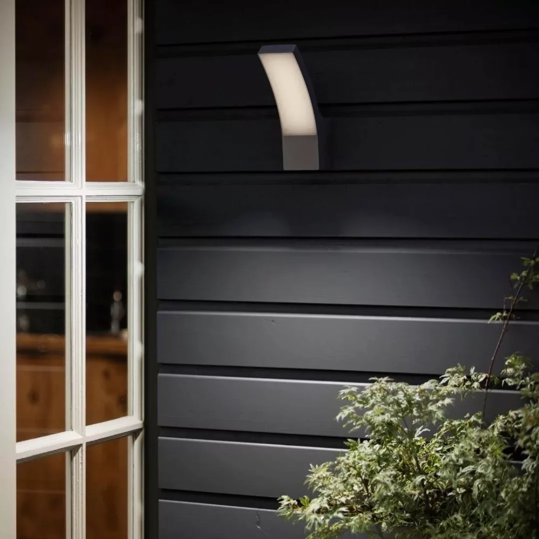 Philips Splay LED-Außenwandlampe anthrazit 4.000 K günstig online kaufen