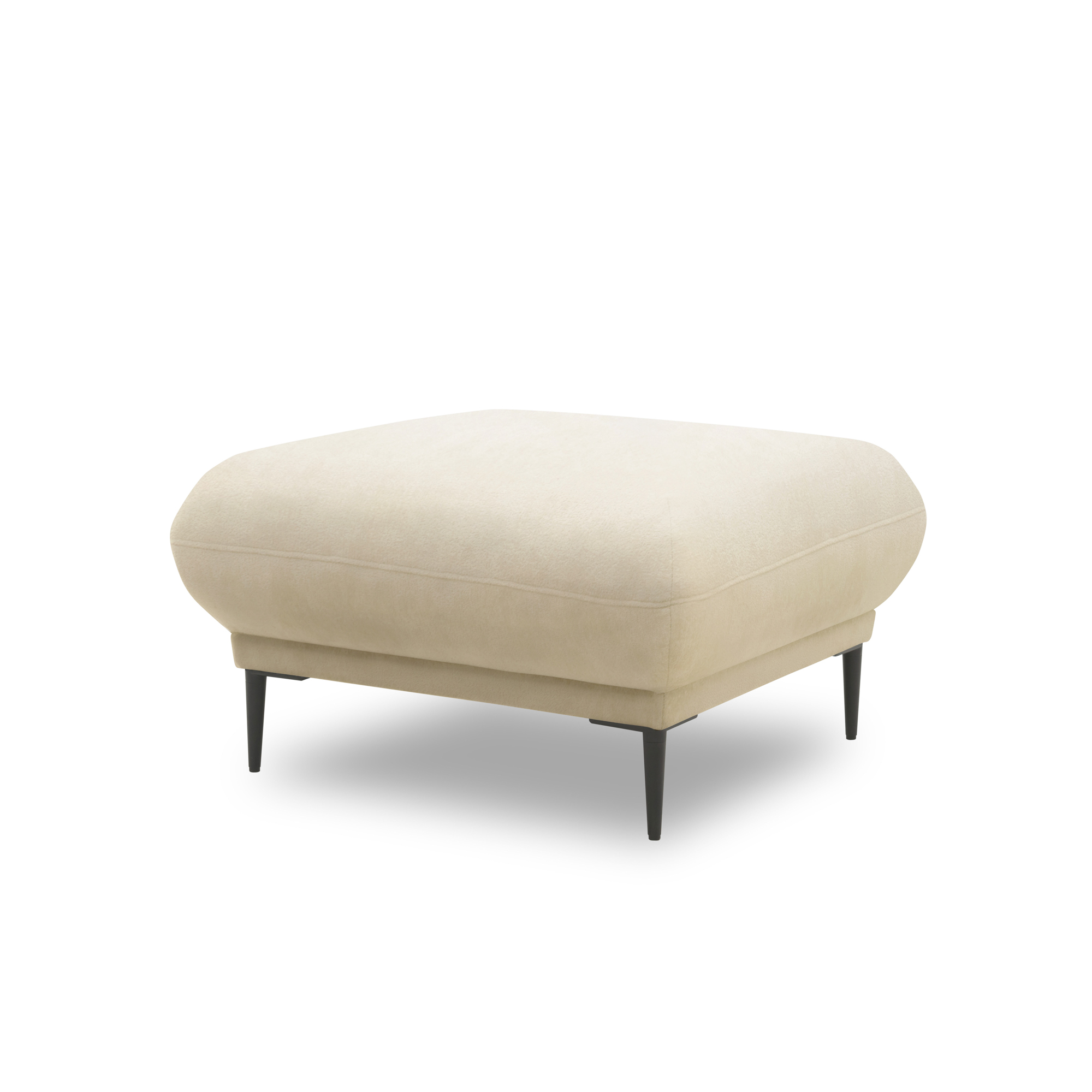 Polsterhocker 200 023, Hocker, Holz-Füße, Fußhocker, 82 x 82 x 45 (BxTxH), günstig online kaufen