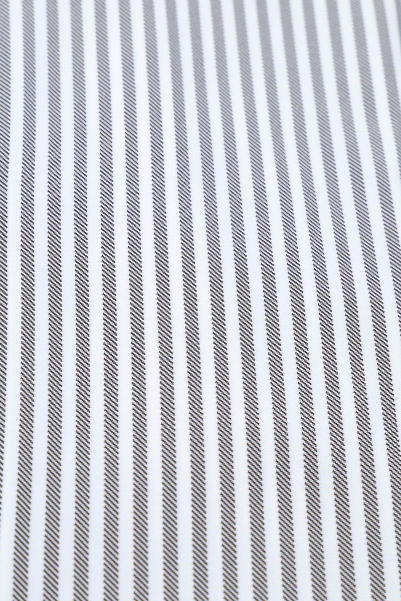 Pure The Functional Shirt Super Stretch Streifen Braun - Größe 43 günstig online kaufen