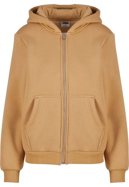 URBAN CLASSICS Sweatjacke "Urban Classics Ladies Bonded Sherpa Zip Hoody" günstig online kaufen