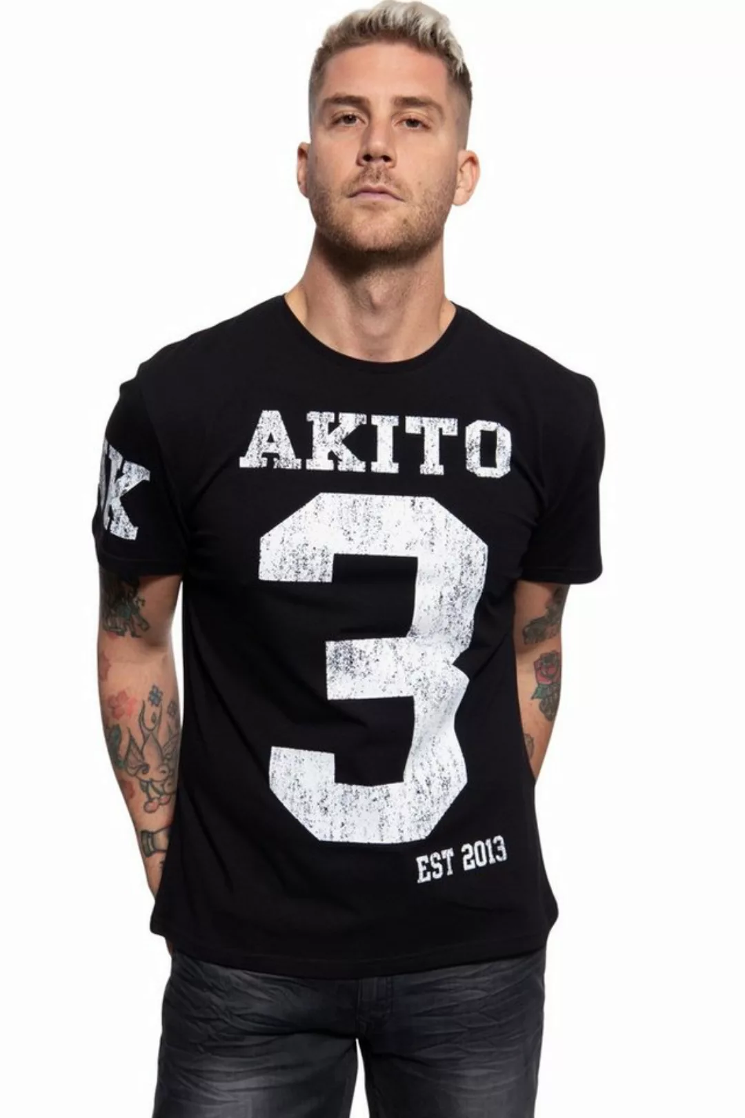 Akito Tanaka T-Shirt Number (1-tlg) mit Print in der Front und auf dem Ärme günstig online kaufen