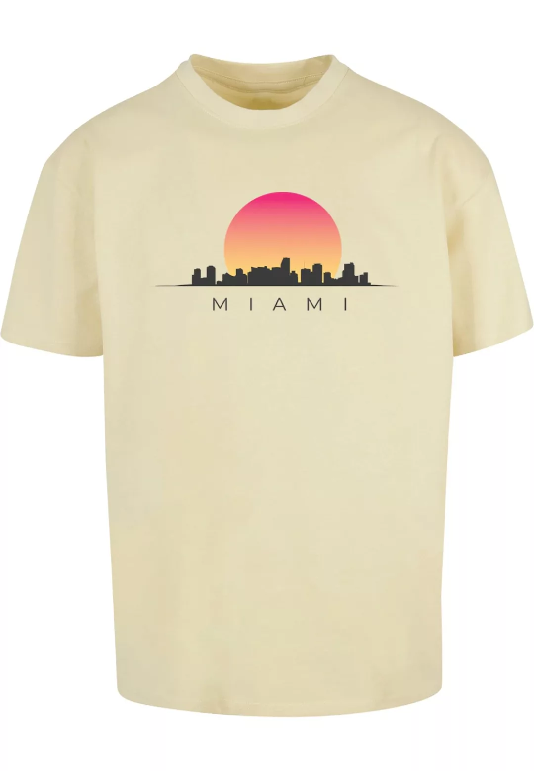 Merchcode T-Shirt "Merchcode Herren Miami Heavy Oversize Tee-BY102" günstig online kaufen