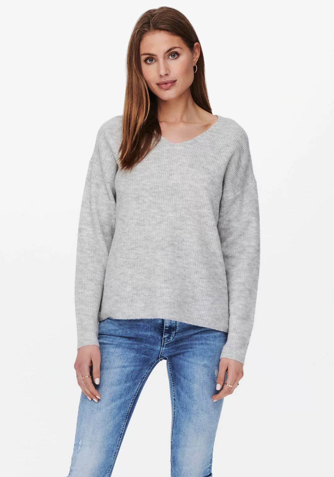 ONLY Strickpullover ONLCAMILLA V-NECK L/S PULLOVER KNT NOOS günstig online kaufen