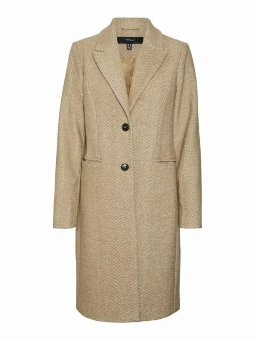 Vero Moda Langmantel "VMBLAZA HERINGBONE LONG WOOL COAT GA BOO" günstig online kaufen