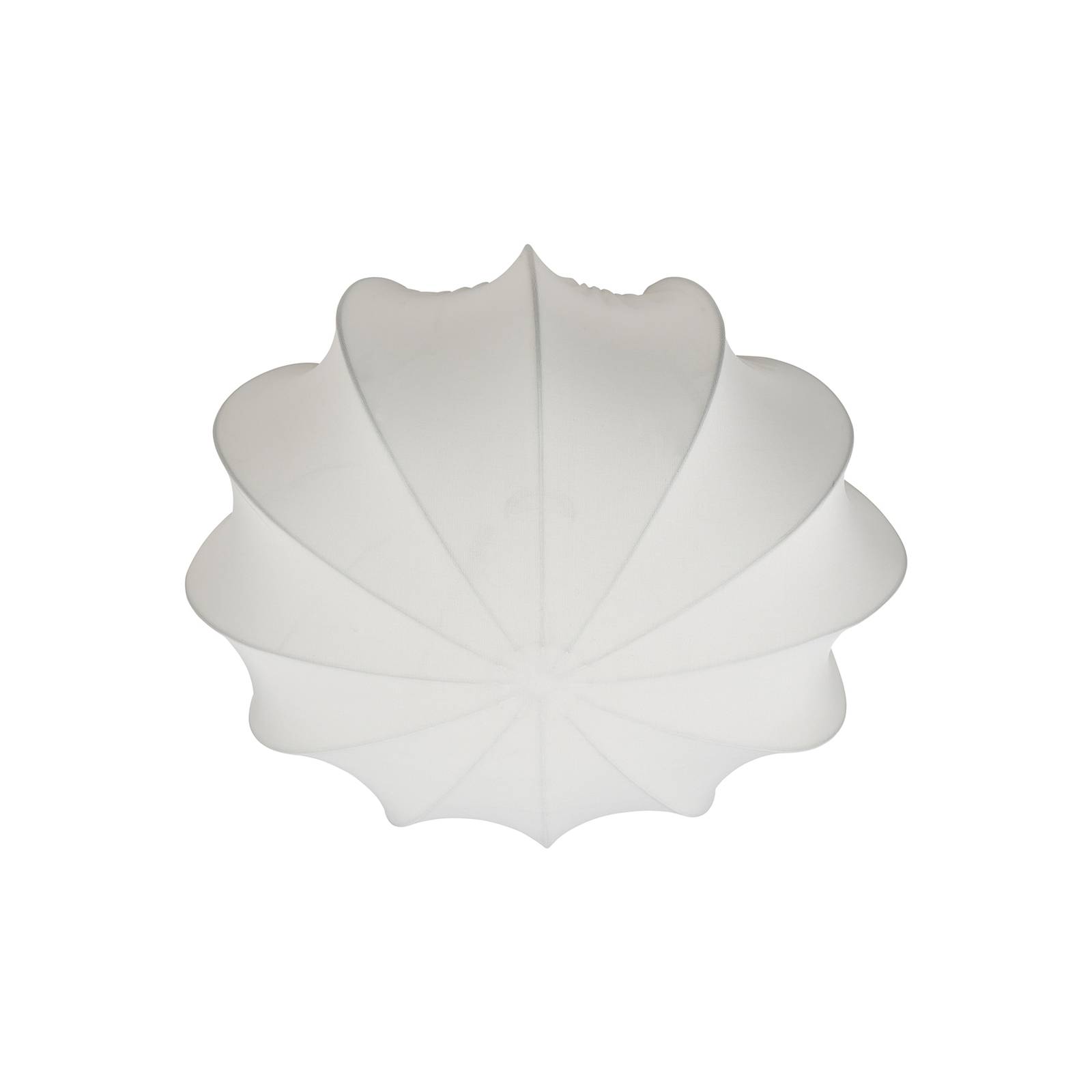 Deckenleuchte Aeron, Textil, weiß, Durchmesser 40 cm günstig online kaufen
