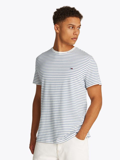 Tommy Jeans Rundhalsshirt TJM SLIM STRIPE TEE günstig online kaufen