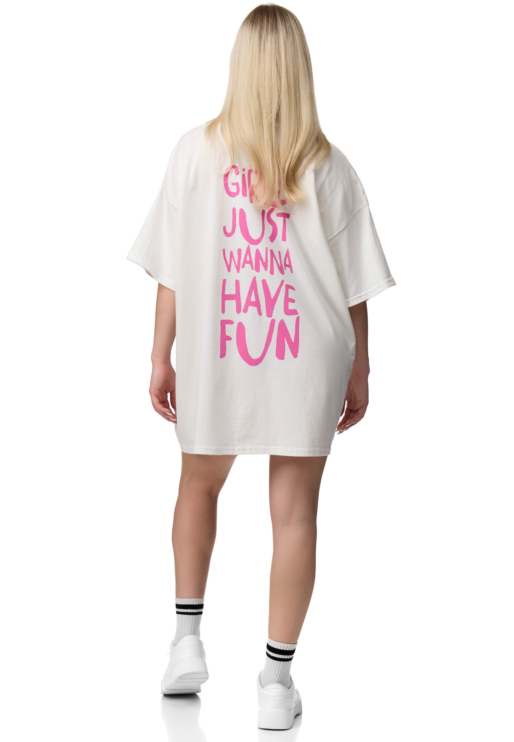 Worldclassca T-Shirt Worldclassca Oversized Girls Print günstig online kaufen