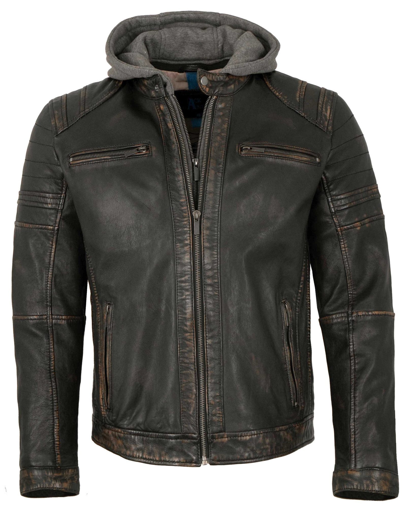 Lederjacken24 Lederjacke Zenon-1 Herren Lederjacke Lammnappa günstig online kaufen