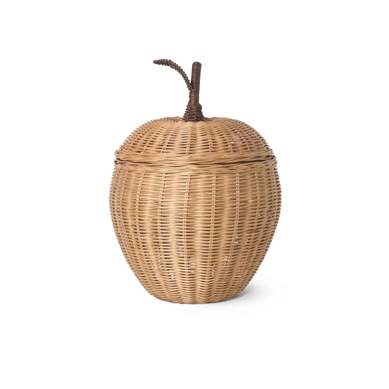 ferm LIVING Aufbewahrungskorb Apple, Rattan, Höhe 28 cm günstig online kaufen