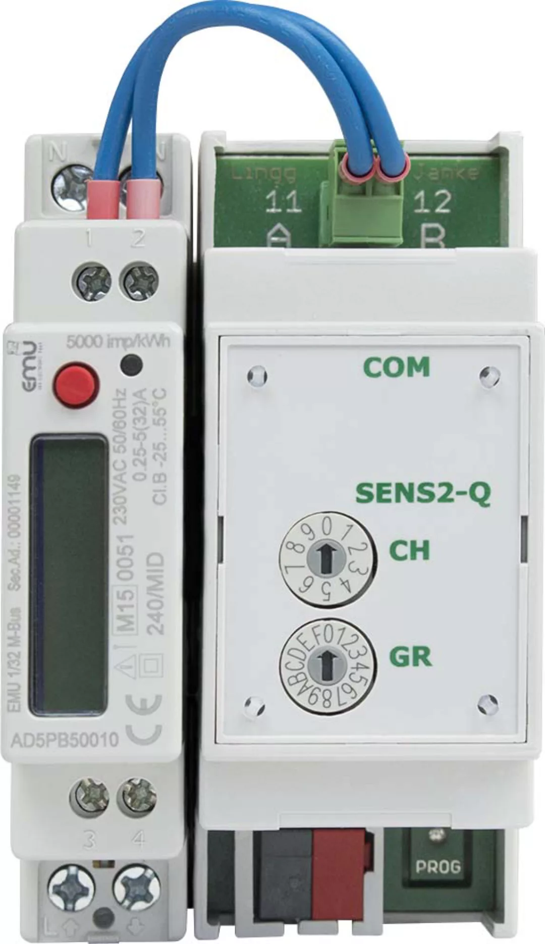 Lingg&Janke Energiezähler 1-ph. 5/32A 3TE EZ-EMU-1PH-D-REG-FW günstig online kaufen