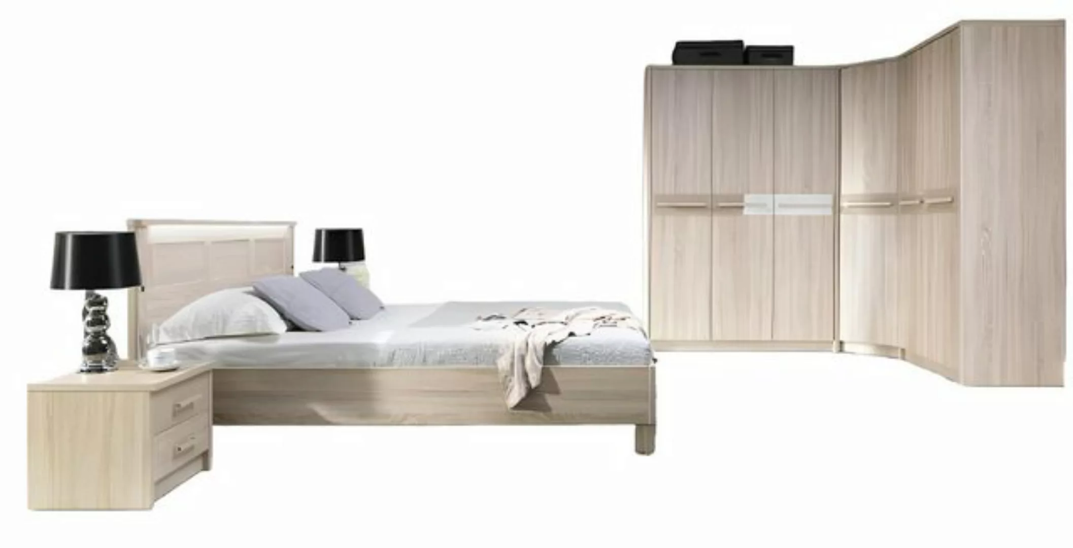 Xlmoebel Bett CREMONA 3 - Schlafzimmermöbel Set mit Bett, Kleiderschrank un günstig online kaufen