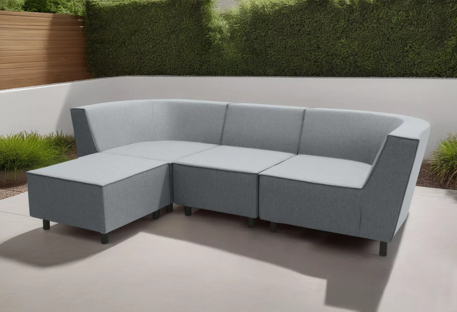 DOMO collection Ecksofa Sonna, individuell zusammenstellbar L-Form, Gartenl günstig online kaufen