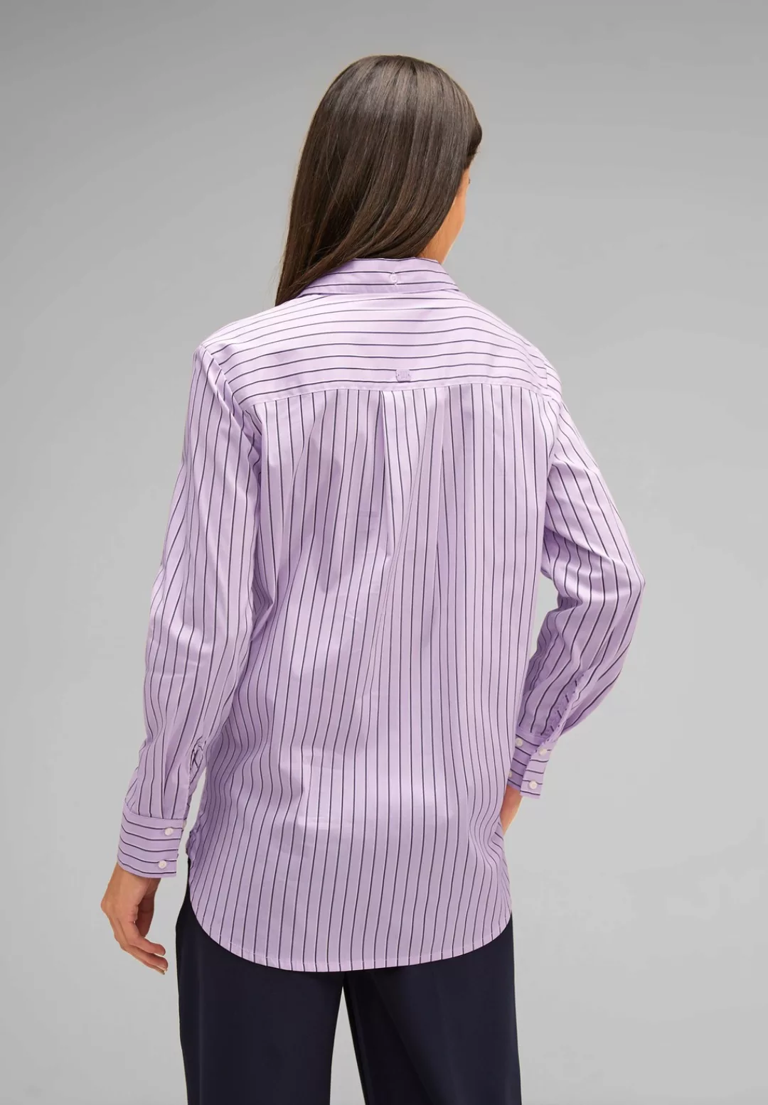 STREET ONE Longbluse "Office Streifenbluse LTD QR Striped office blouse" günstig online kaufen