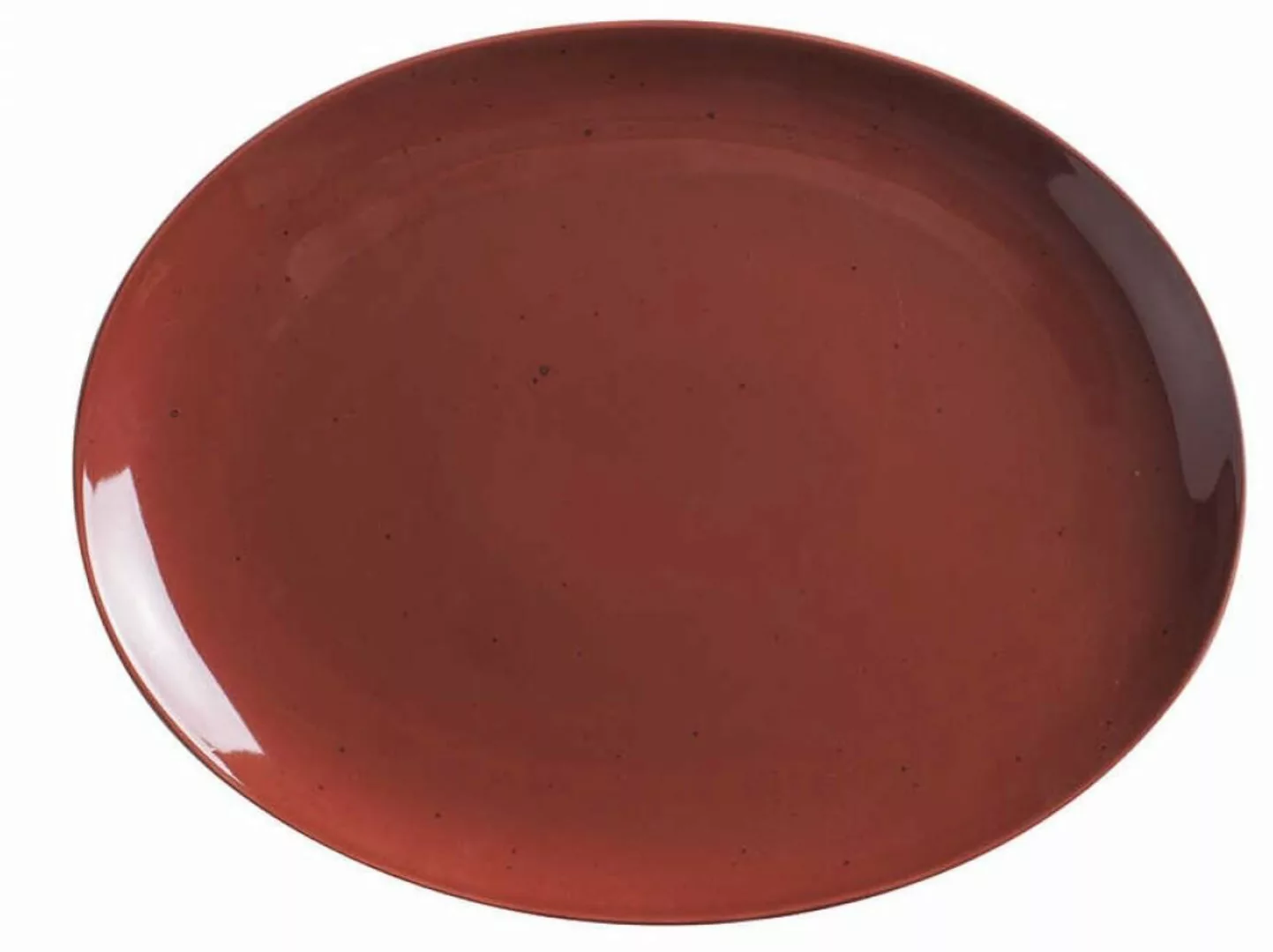 KAHLA siena red Homestyle siena red Platte oval 32 cm (rot) günstig online kaufen