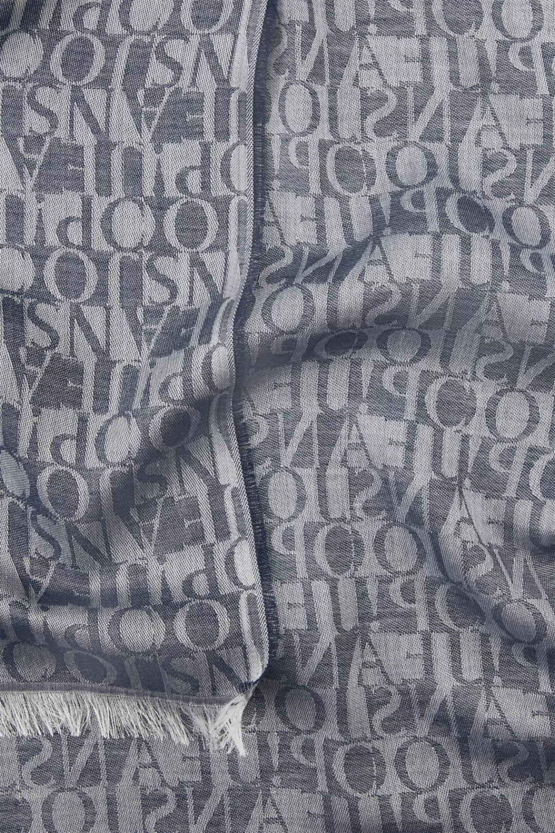 Joop Jeans Schal, Logoschriftzug allover günstig online kaufen