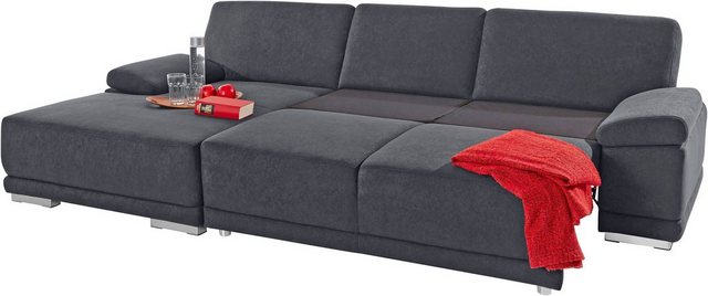 sit&more Ecksofa "Coria L-Form", mit XL-Recamiere, wahlweise mit Bettfunkti günstig online kaufen