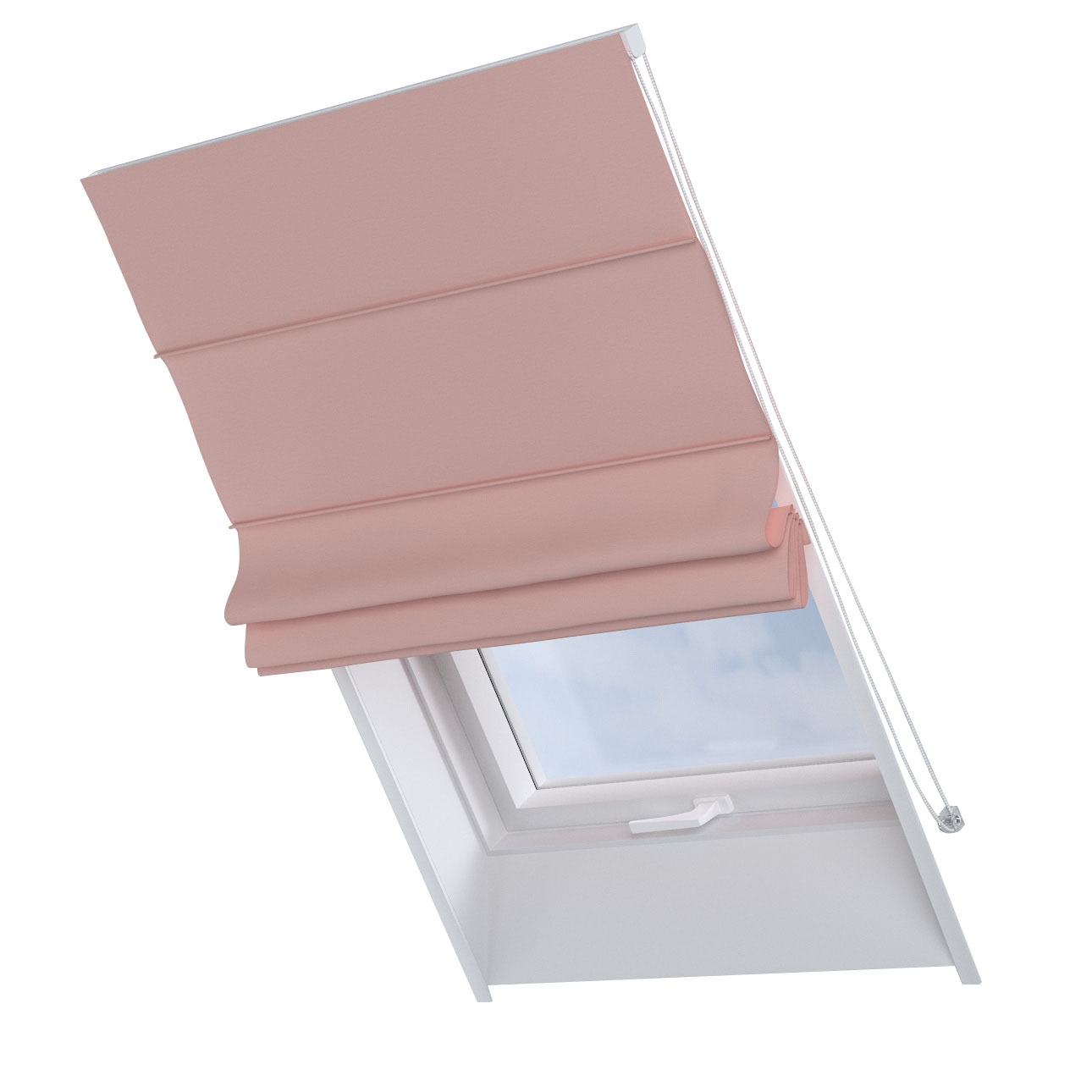 Dekoria Dachfenster-Raffrollo Rimini, rosa, 50 x 60 cm günstig online kaufen