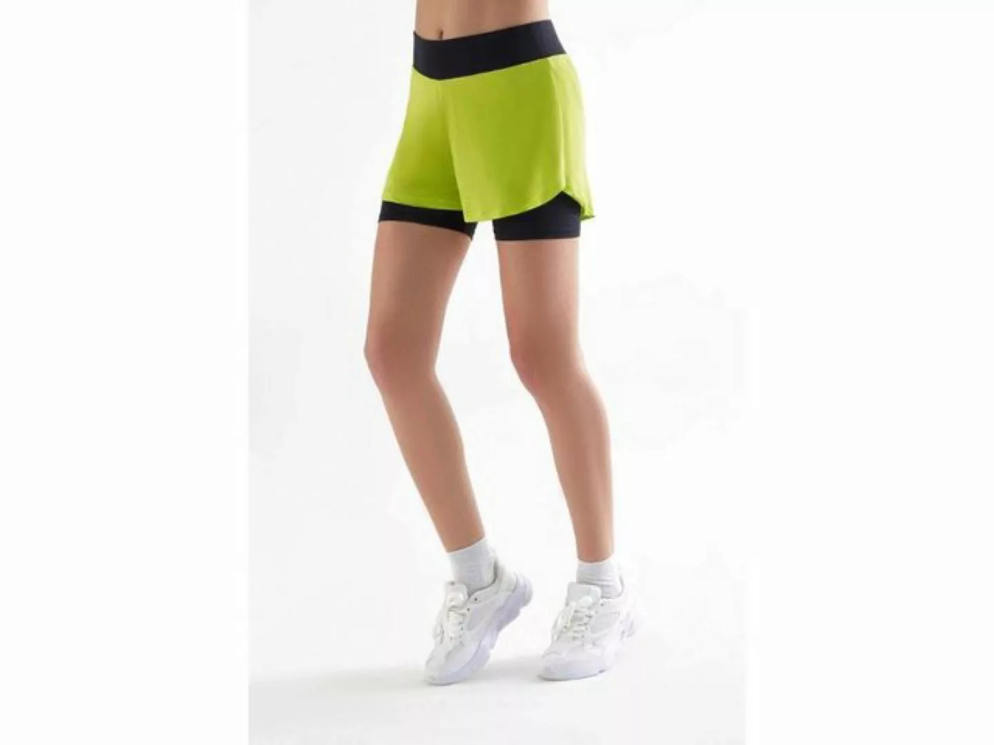 TRUE NORTH Yogashorts TRUE NORTH Damen-Sport-Short, doppellagig günstig online kaufen