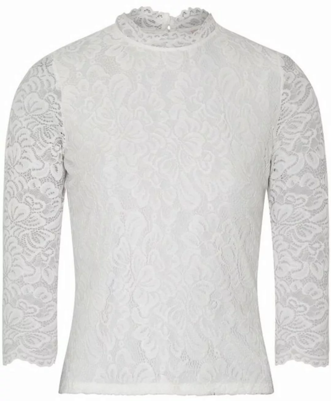 Spieth & Wensky T-Shirt SPIETH & WENSKY Spitzen Shirt Amberg natur in raffi günstig online kaufen