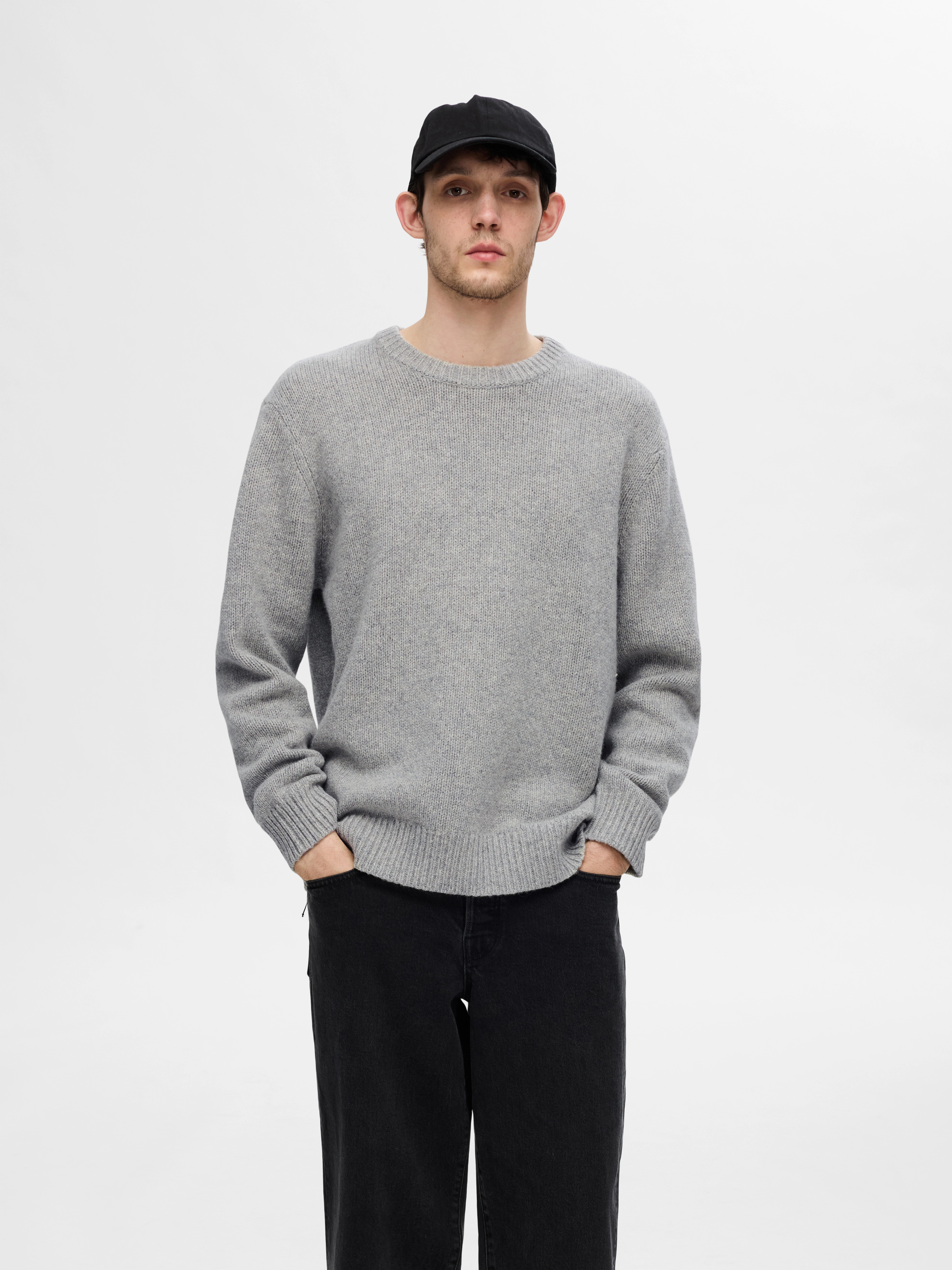 SELECTED HOMME Strickpullover "SLHCODY LS KNIT RELAXED CREW NECK NOOS" günstig online kaufen