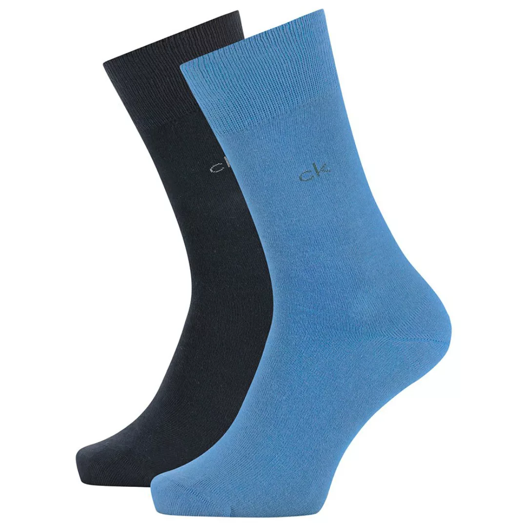 Calvin Klein Socken 2 Paare EU 43-46 Blue günstig online kaufen