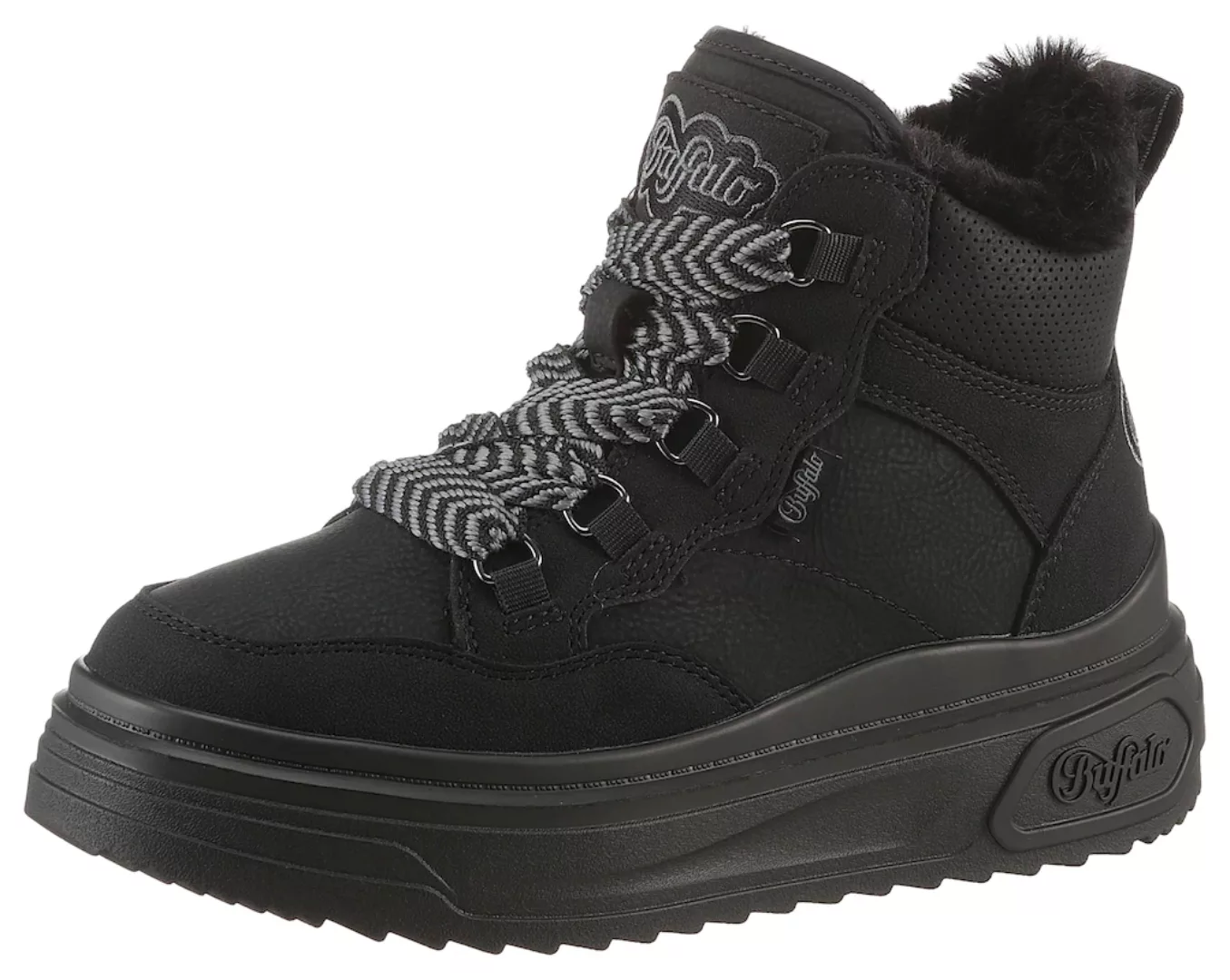 Buffalo Schnürboots "VECTRA MID WARM", Winterboots, High top Sneaker in veg günstig online kaufen