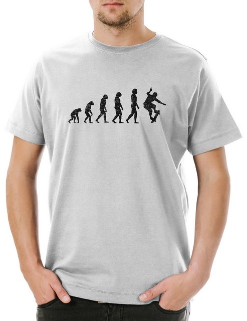 Urban Backwoods Print-Shirt Skater Evolution Herren T-Shirt Skateboard Skat günstig online kaufen