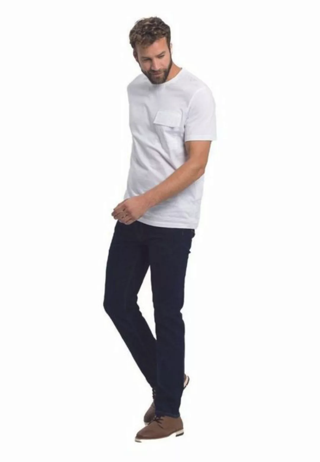 Cross Jeans Herren Jeans Damien - Slim Fit - Blau - Rinsed günstig online kaufen