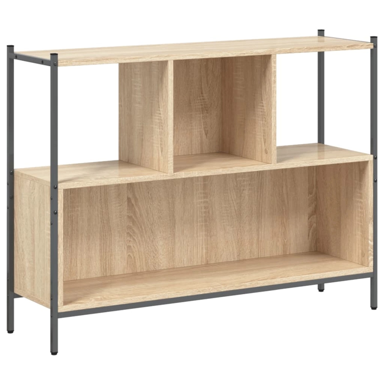 VidaXL Bücherregal Sonoma-Eiche 102x28x77,5 cm Holzwerkstoff günstig online kaufen