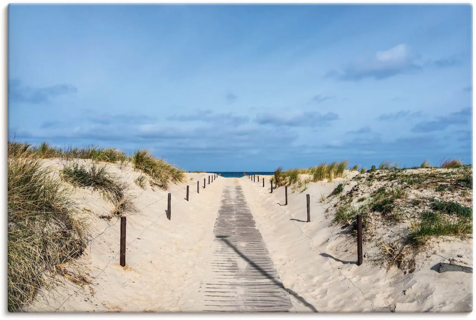 Artland Wandbild »Strandaufgang an Küste der Ostsee«, Strandbilder, (1 St.) günstig online kaufen