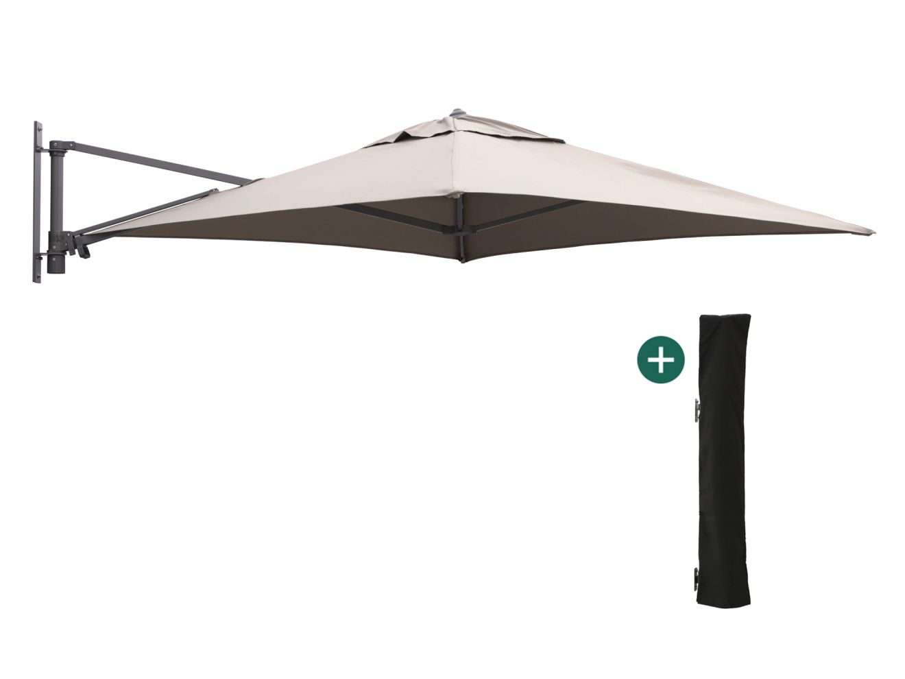 Shadowline Wandsonnenschirm 200x200 cm günstig online kaufen