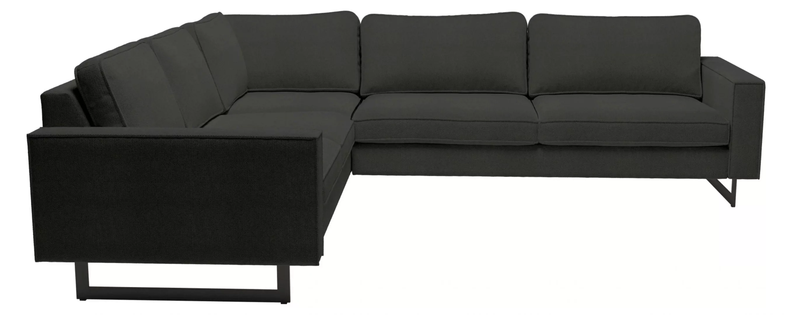 Places of Style Ecksofa "Pinto, XXL, 250/290 cm, langer Schenkel, Ottomane" günstig online kaufen