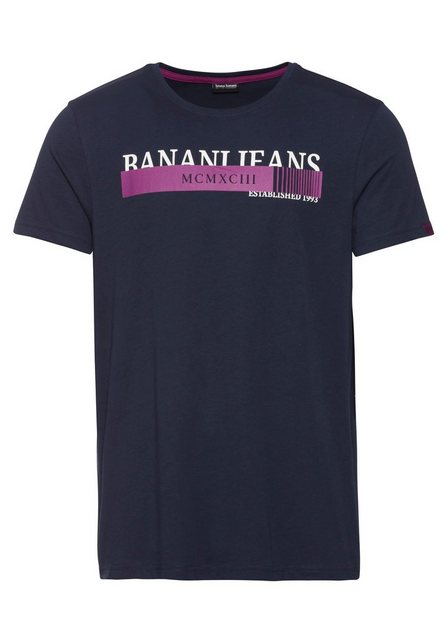 Bruno Banani T-Shirt mit neonfarbenen Print günstig online kaufen