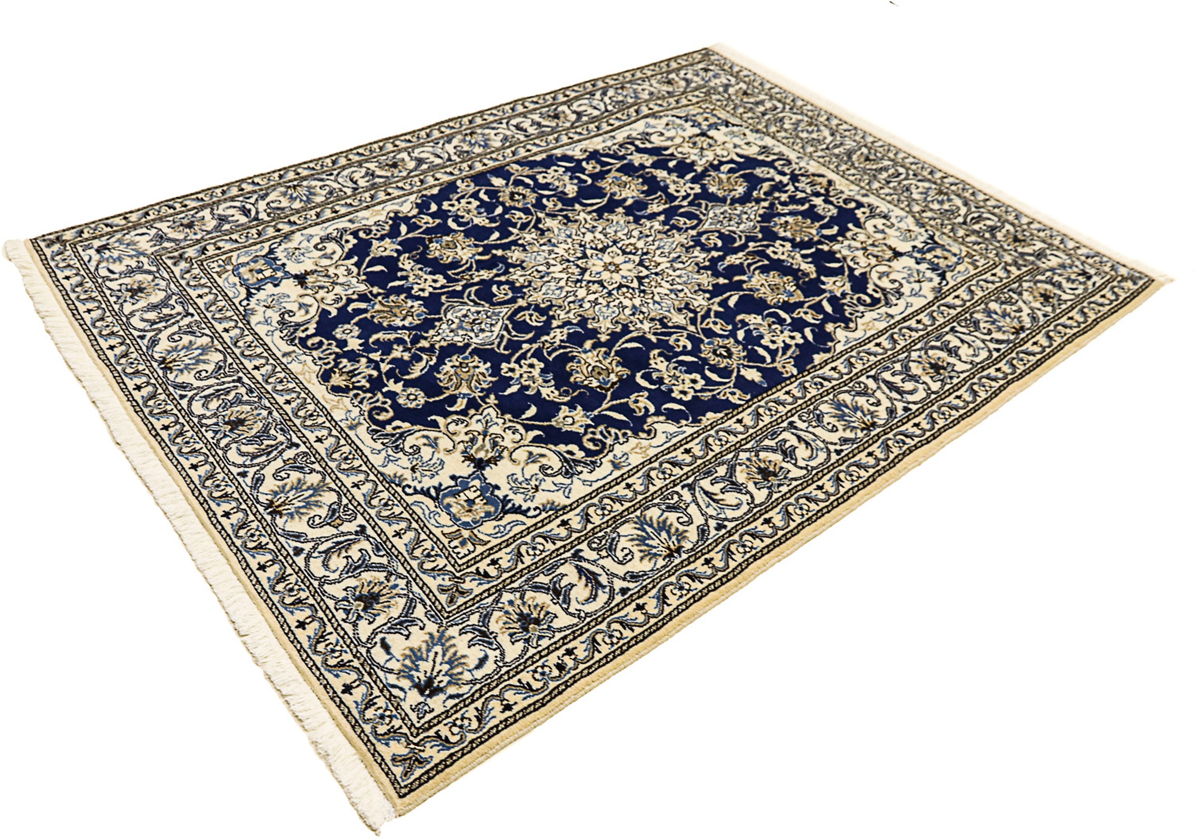 morgenland Orientteppich »Perser - Nain - 198 x 151 cm - dunkelblau«, recht günstig online kaufen